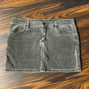 VTG Grey Buffalo David Bitton Mini Skirt Sz 28 Stretchy 90s Y2K
